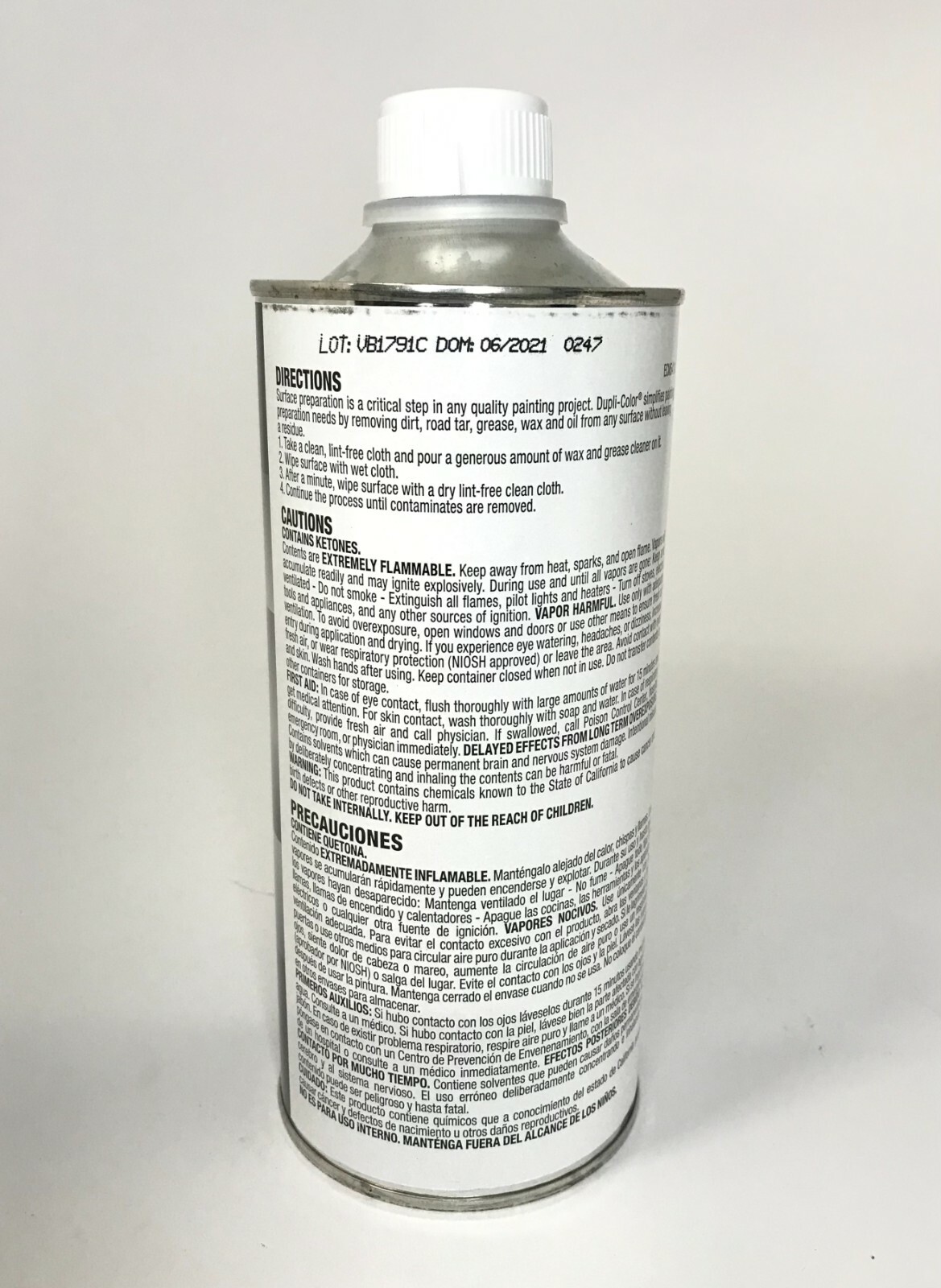 DUPLICOLOR CM541 Premium Cleaner Series Grease and Wax Remover -1 quart gallery