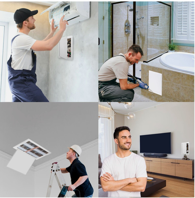 3 pack Morvat 6x9 Access Panel with Hinged Door for Drywall & Ceiling gallery