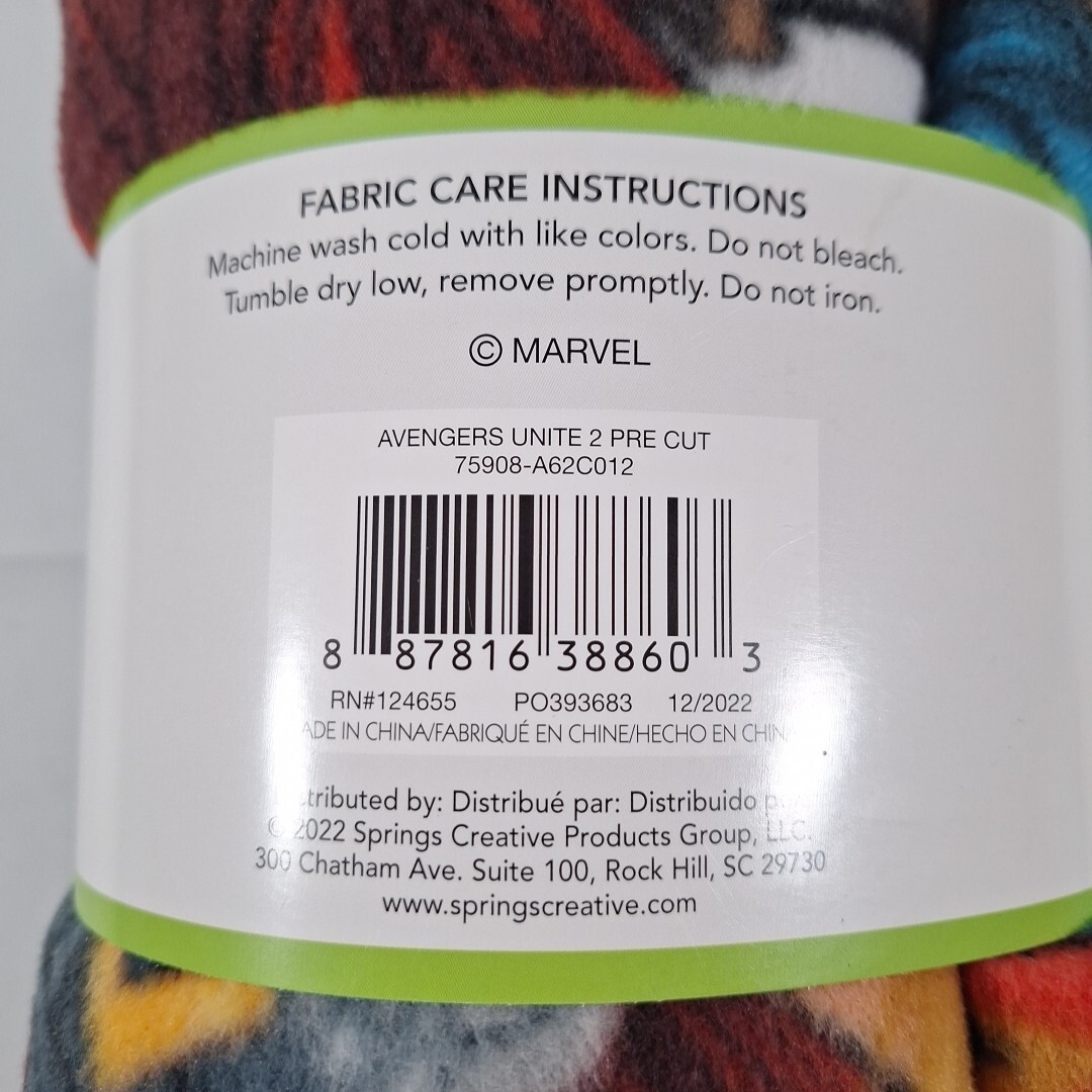Marvel Licensed Fleece Blanket Avengers Unite 1.5 Yards X 59 Inches gallery