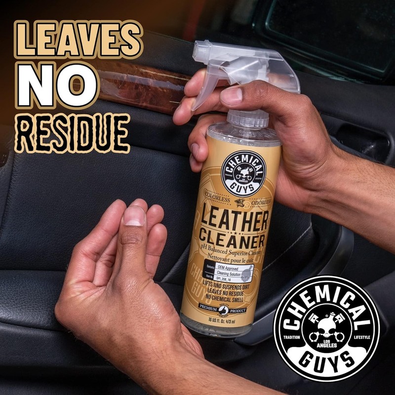 16oz Colorless & Odorless Leather Cleaner for Cars, Furniture, and Boots gallery