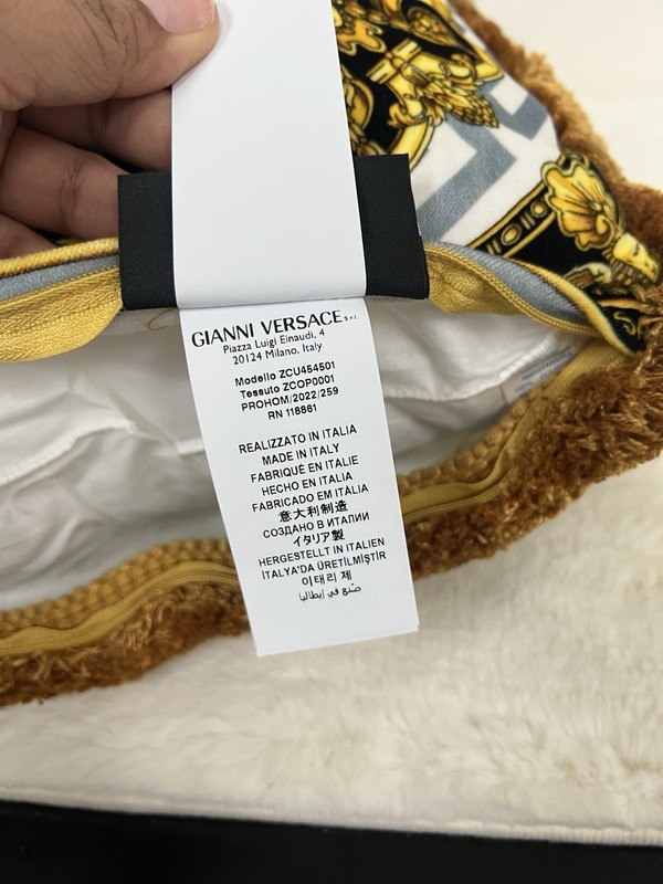 Versace Le Vase Baroque Silk Decorative One Pillow 17.5” X 17.5” gallery