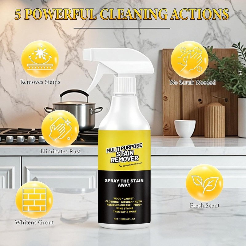 2PCS Alien Multi Purpose Stain Remover, Foam Cleaner Spray, A powerful cleane... gallery