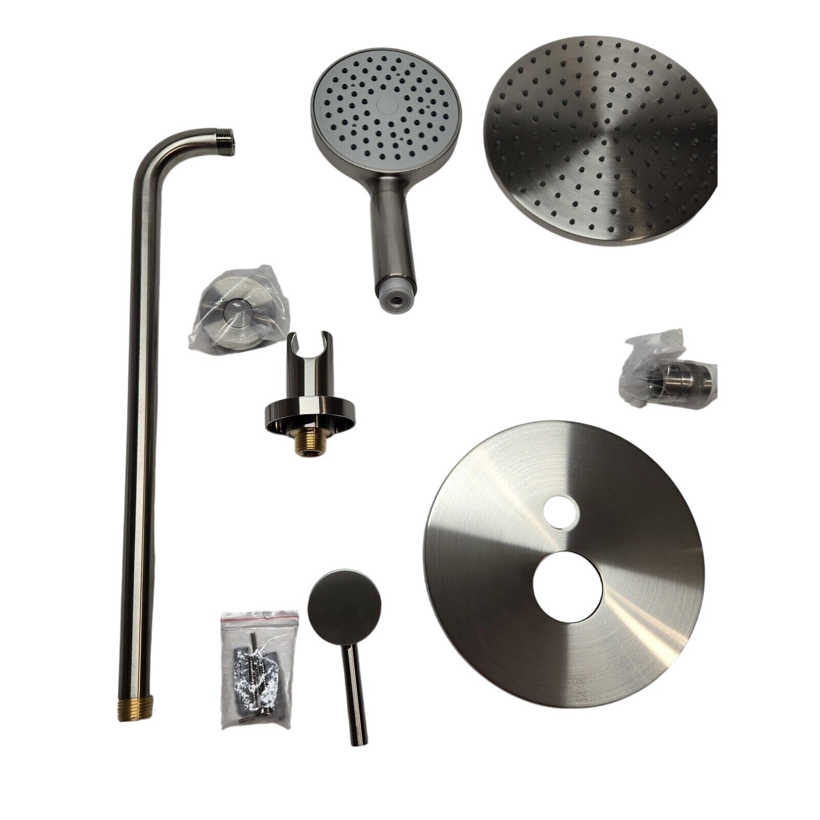 Signature Hardware 416163 Lattimore Rainfall Shower System - Brushed Nickel gallery