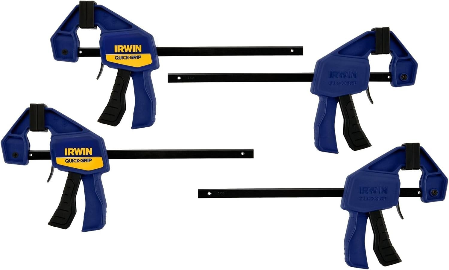 Irwin Quick-grip 1964758 One-handed Mini Bar Clamp 4 Pack, 6" gallery