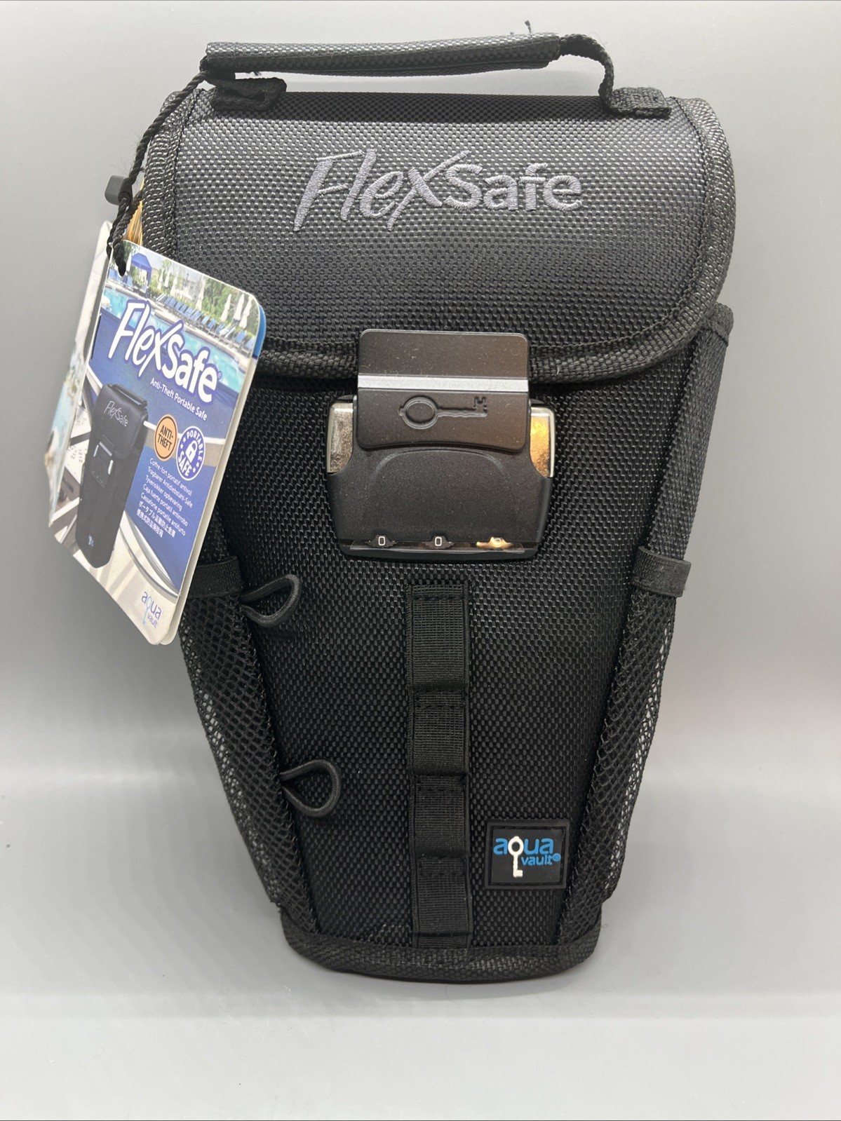 Aqua Vault Flexsafe Anti-Theft Portable Safe RFID Water Splash Resistant - NEW gallery