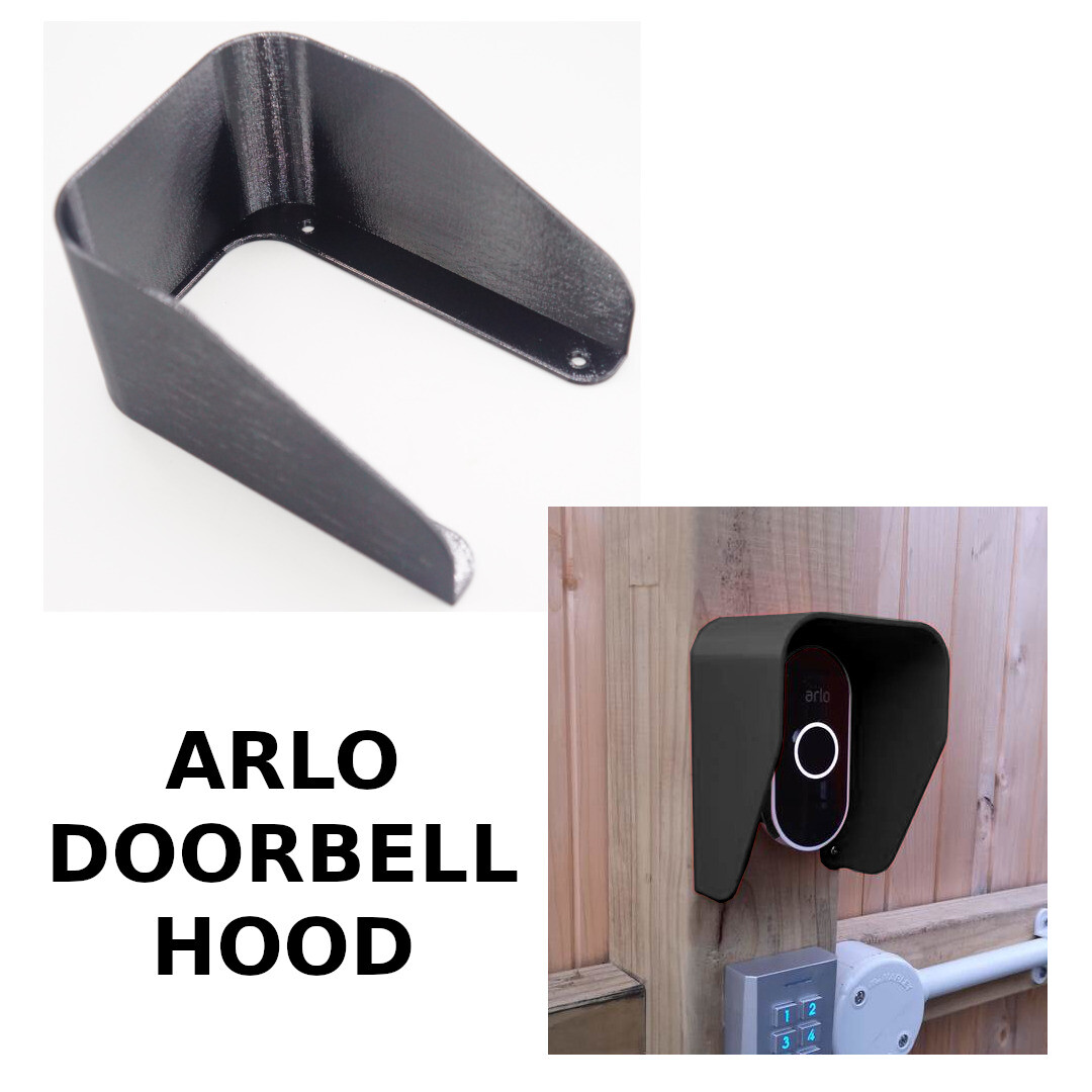 Sun & Rain Shade Cover Protector Hood for Arlo Video Doorbell gallery