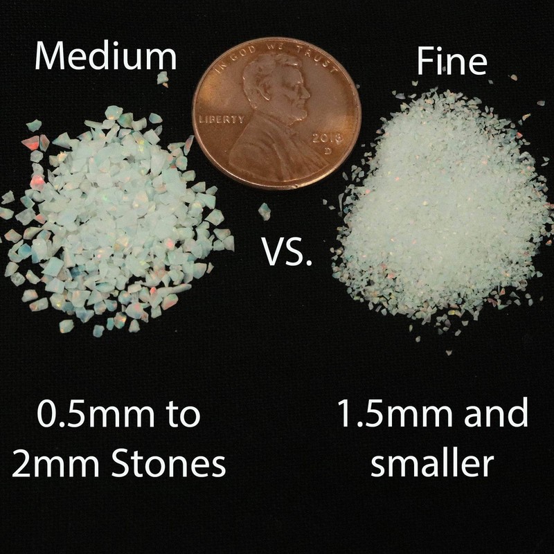 Pearl White Crushed Astral™ Opal gallery