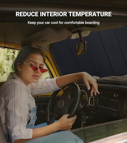 Windshield Sunshade for Mercedes-Benz S 2014-2020 S-Class Sedan Gray(Safeguard) gallery