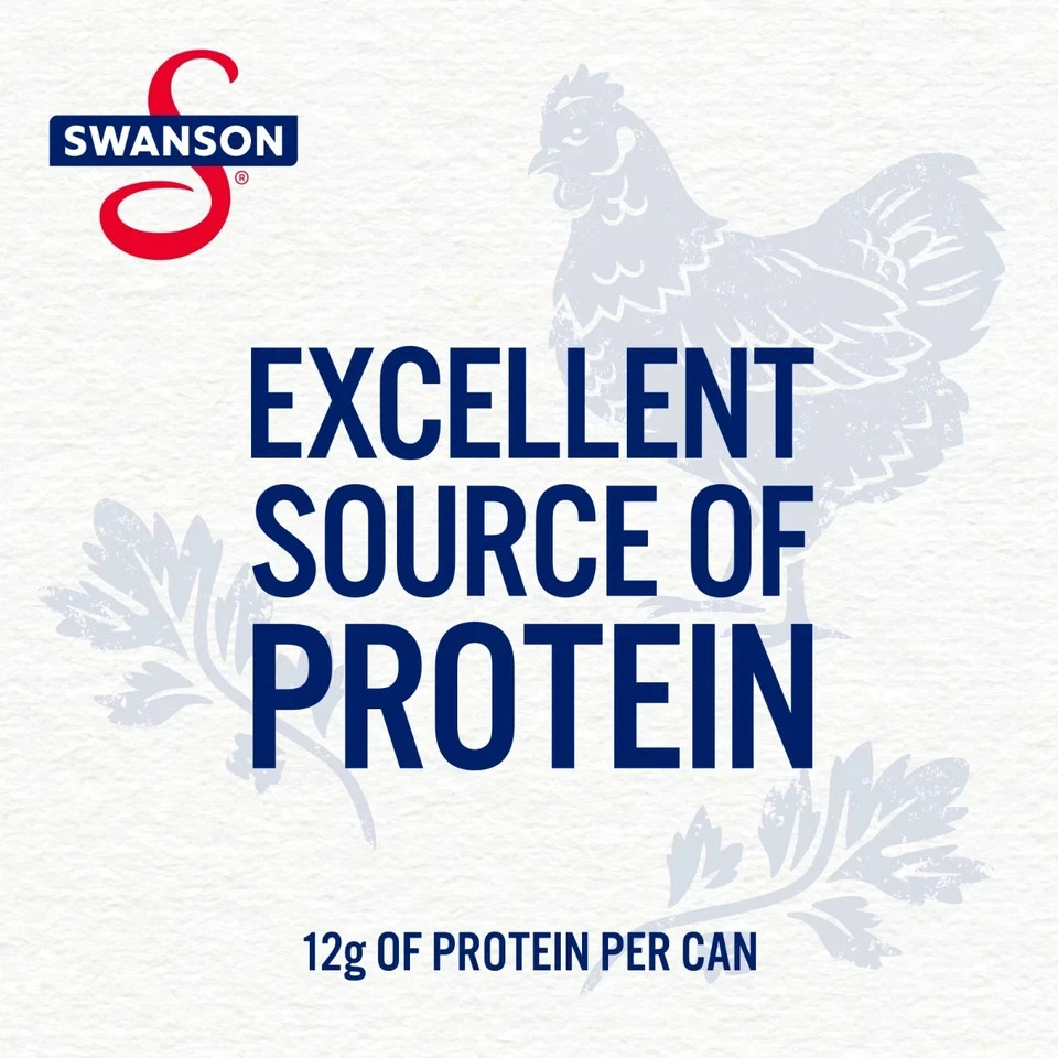 Swanson White Premium Chunk Chicken Breast with Rib Meat, 4.5 oz (4 Pack) gallery