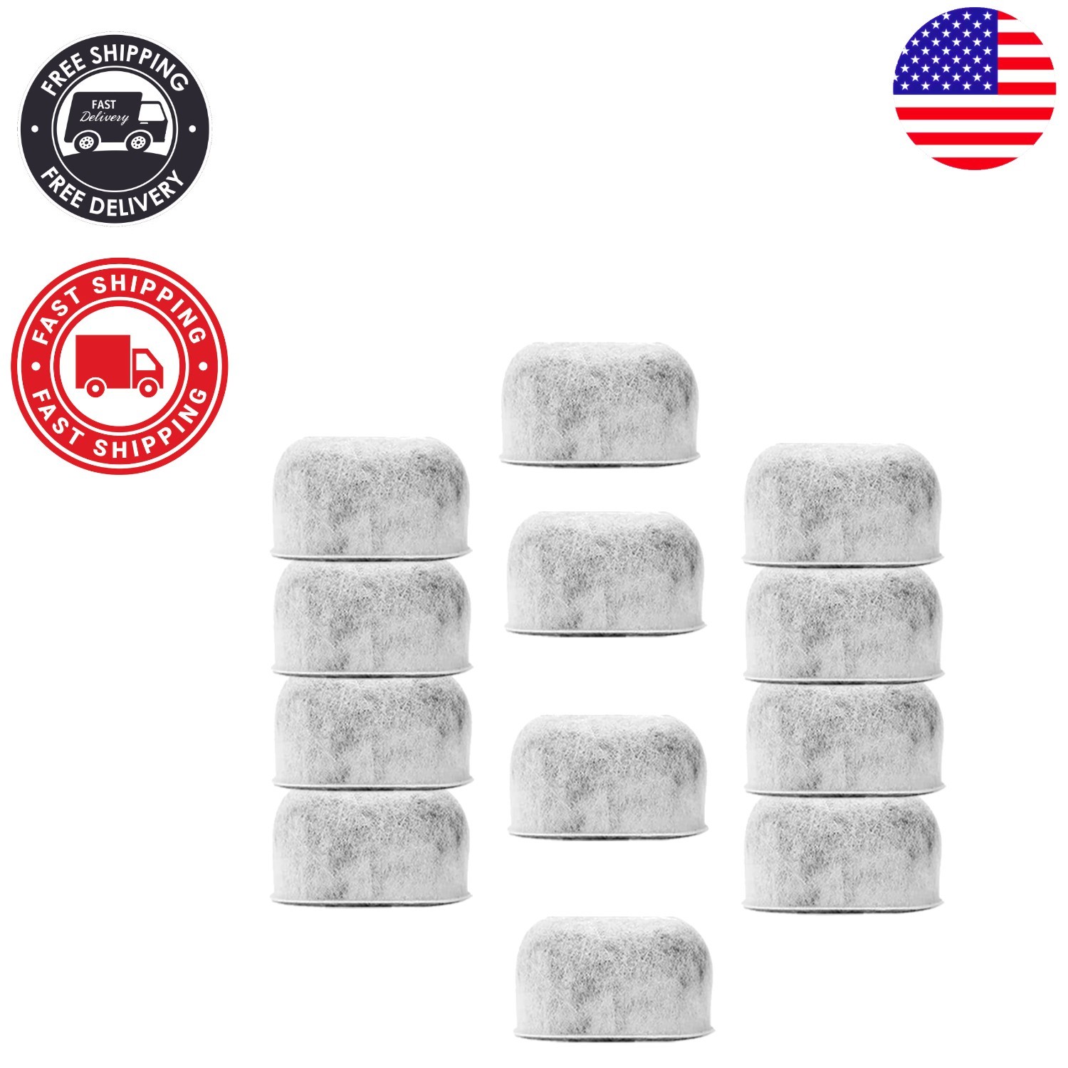 12 Pack Replacement Charcoal Water Filters for All Cuisinart Coffee Machines ... gallery