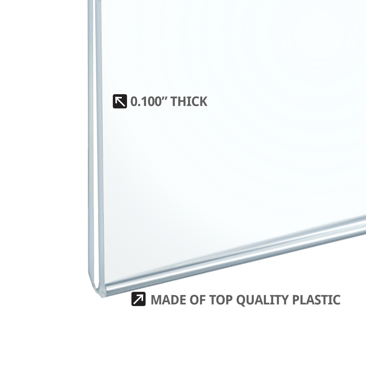 Azar Displays Clear Acrylic Hanging Ceiling Poster Frame 24" Wide X 36" High... gallery
