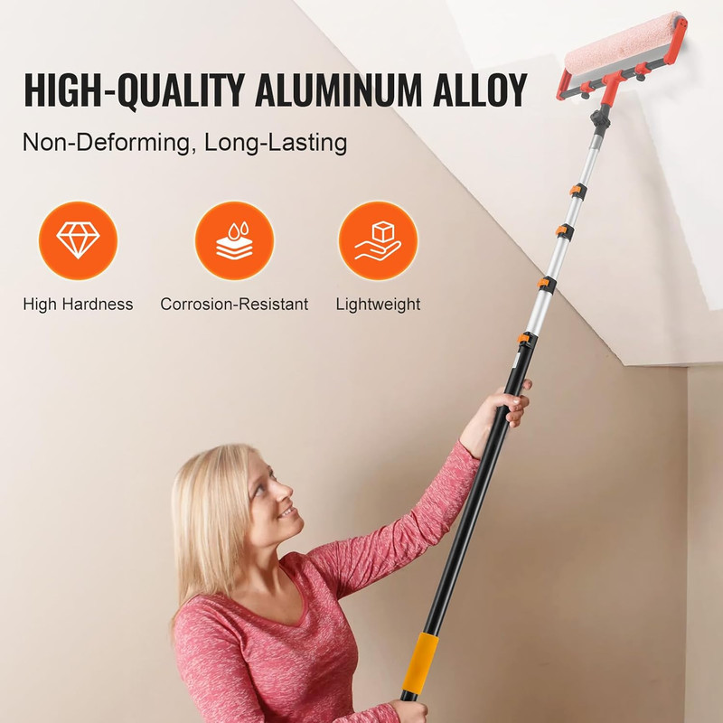 Telescopic Extension Pole, 7-30 FT Multi-Purpose Extension Pole, Sturdy Aluminum gallery
