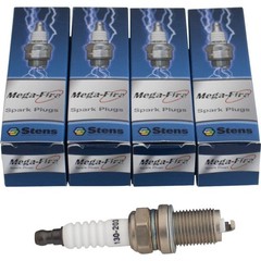 MEGA-FIRE SPARK PLUG REPLACES 4PC REPLACES KOHLER SPARK PLUG 71 STENS 130-203-4