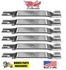 6 MOWER BLADES FOR GRASSHOPPER 61 CUT 320242 320243 320244 320245 WOODS BUSH HOG gallery