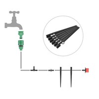 25pcs Irrigation Drip Support Stakes 200mm Length PP Plastic for 1/4" Tube Hose gallery