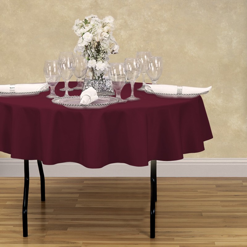 LinenTablecloth 70 in. Round Polyester Tablecloths, 30 Colors! Event & Wedding gallery