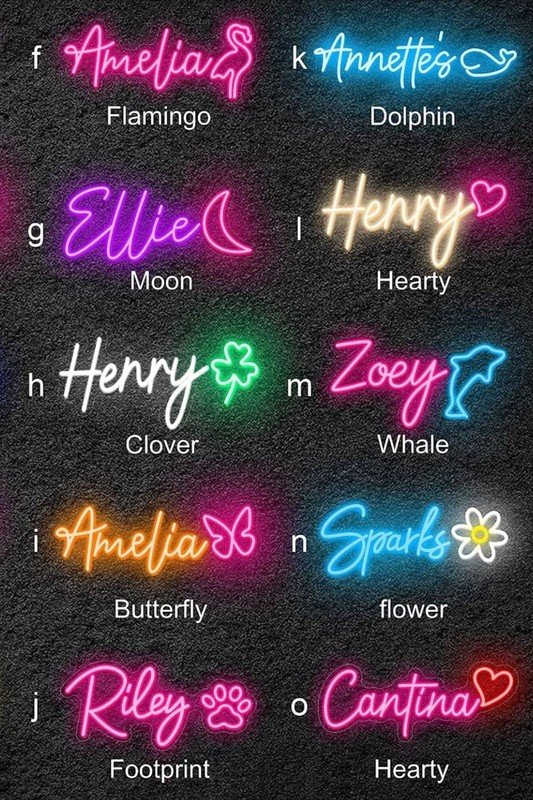 Custom Personalized Neon LED Light Signs Birthday Wedding Party Room Wall Decor gallery