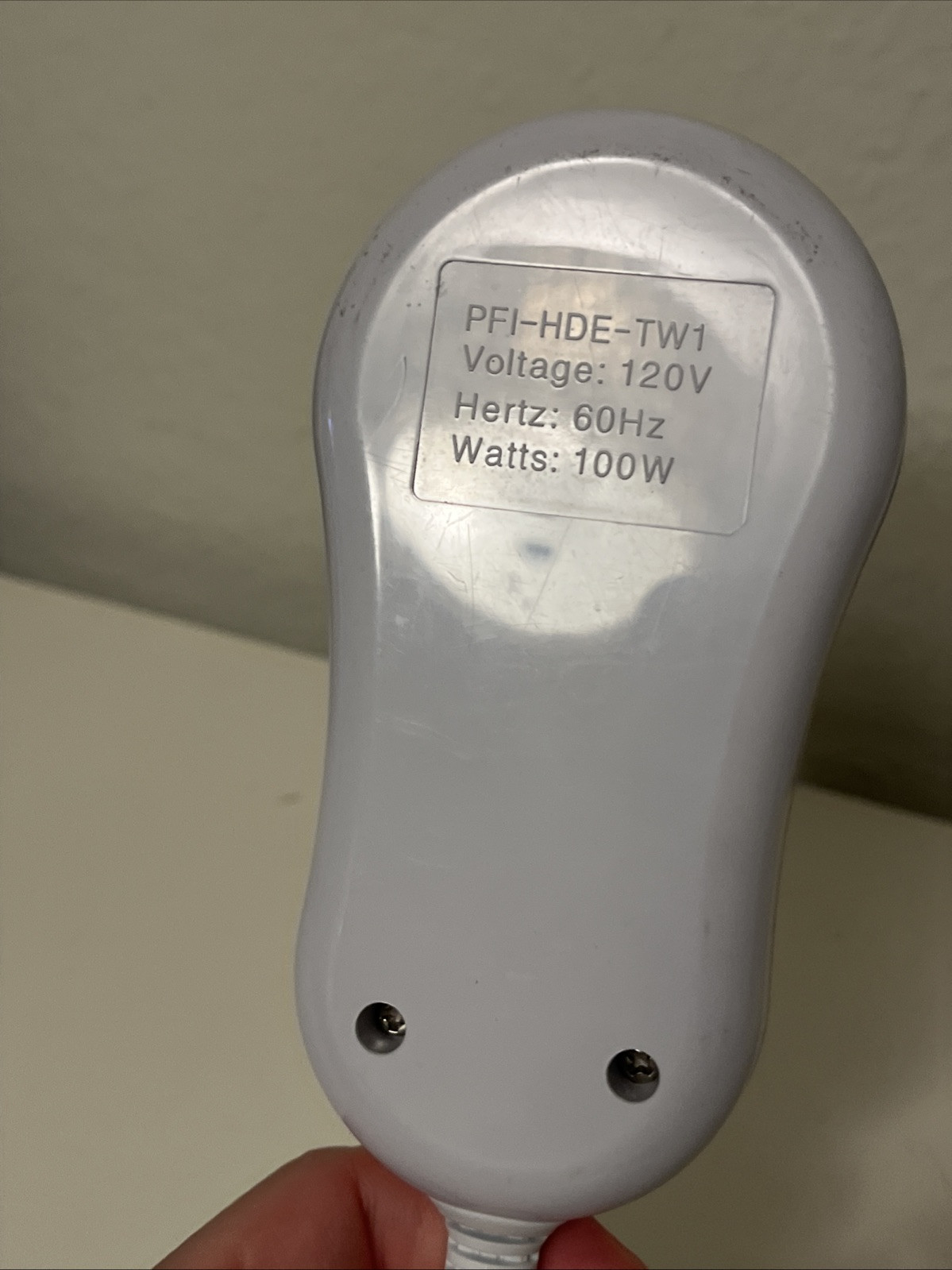 Therapedic Serta Electric Heated Blanket Power Controller Cord Plug PFI-HDE-TW1 gallery