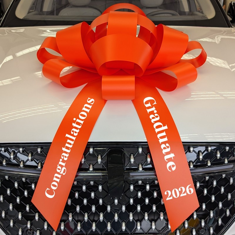Large Car Bow, Congratulations 2022 Graduate, Magnetic Back, No Scratch gallery