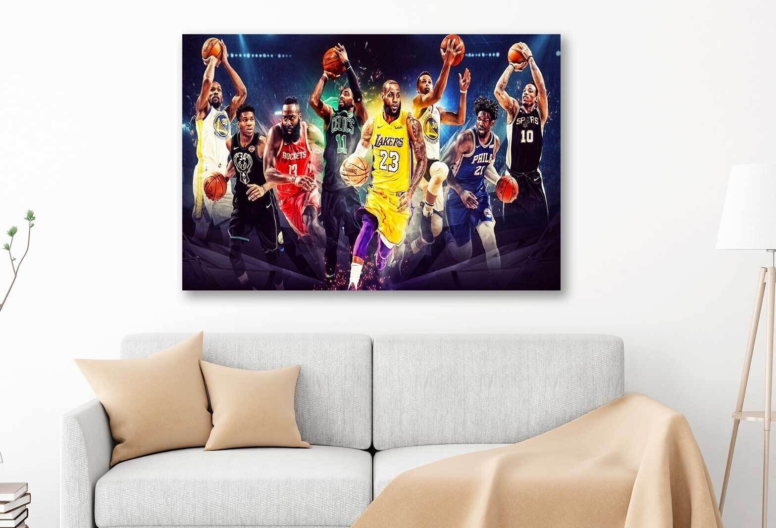 The Nba Regular Season 5mm thick Plastic Poster Ready to Hang 60x45cm gallery