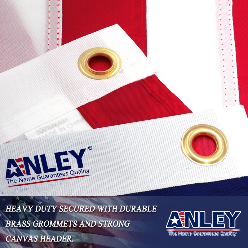 Anley EverStrong 3x5 Ft Betsy Ross American US Flag Embroidered Patriotic Banner gallery