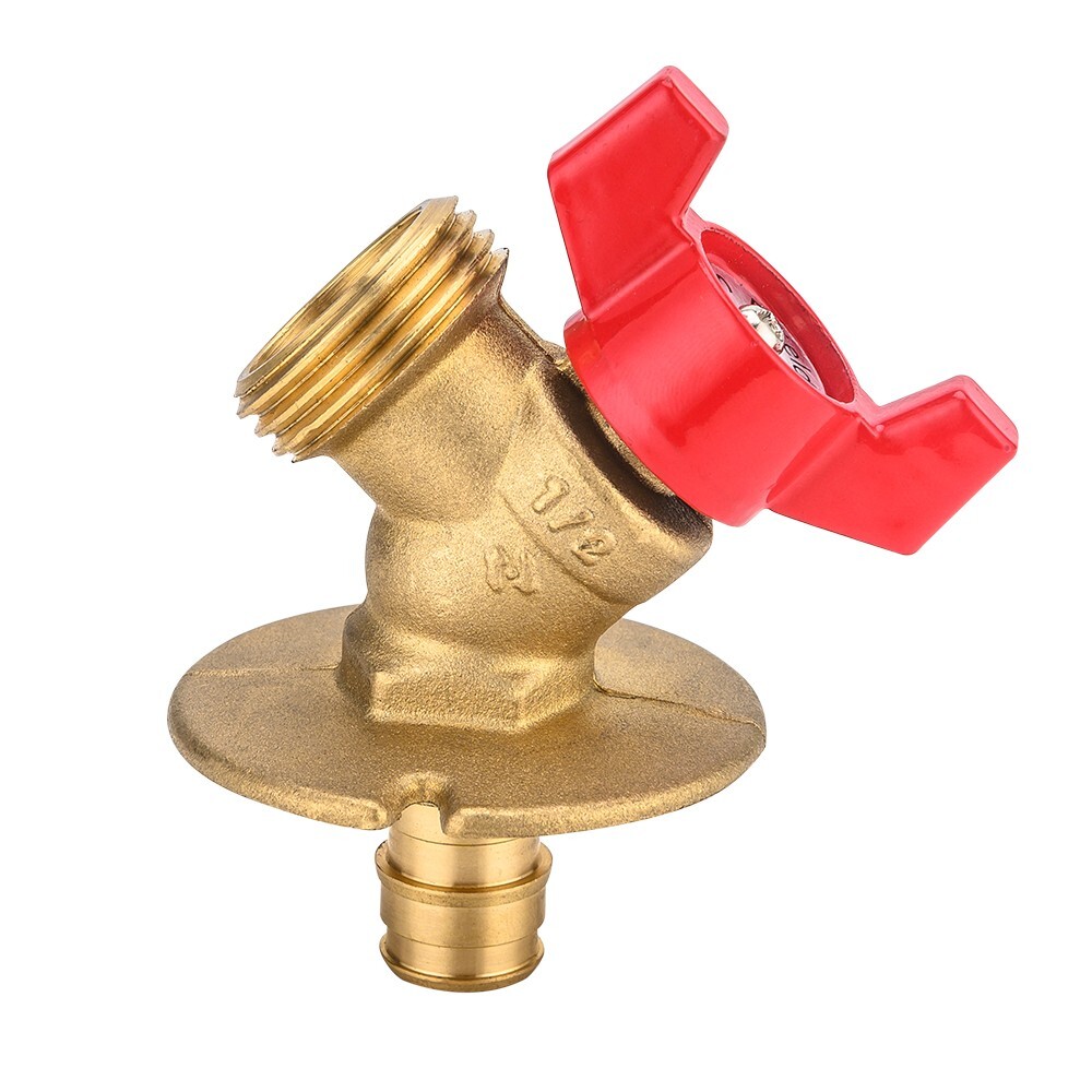 EFIELD 2 PCS Outdoor Faucet Valve 1/4Turn Sillcock 1/2" Pex-A Expan Inlet x 3/4" gallery