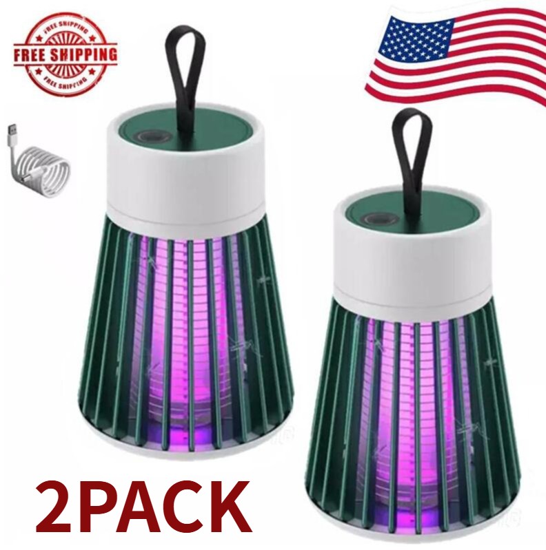 Electric Mosquito Insect Killer LED Light Fly Bug Zapper Trap Pest Control Lamp gallery