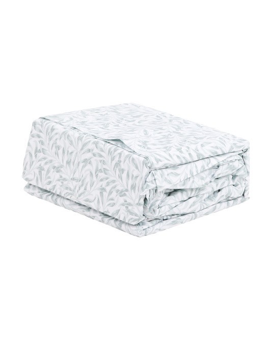 William Morris England Sheet Set Willow Bough soft mineral KING 100% cotton NEW gallery