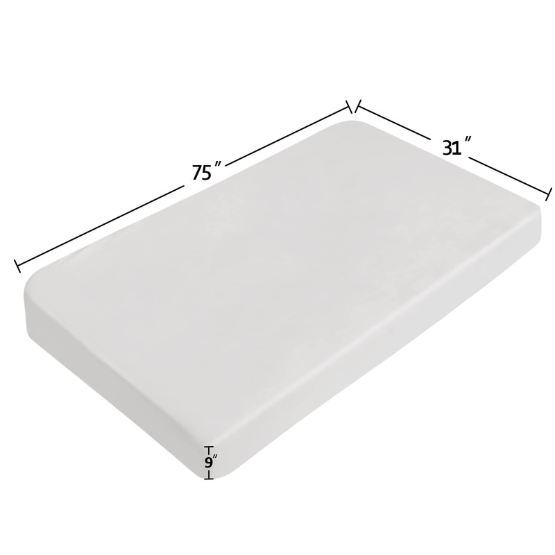 Cot Sheets 31x75 Fitted Microfiber Narrow Twin RV Bunk Bed Bottom Sheet White gallery
