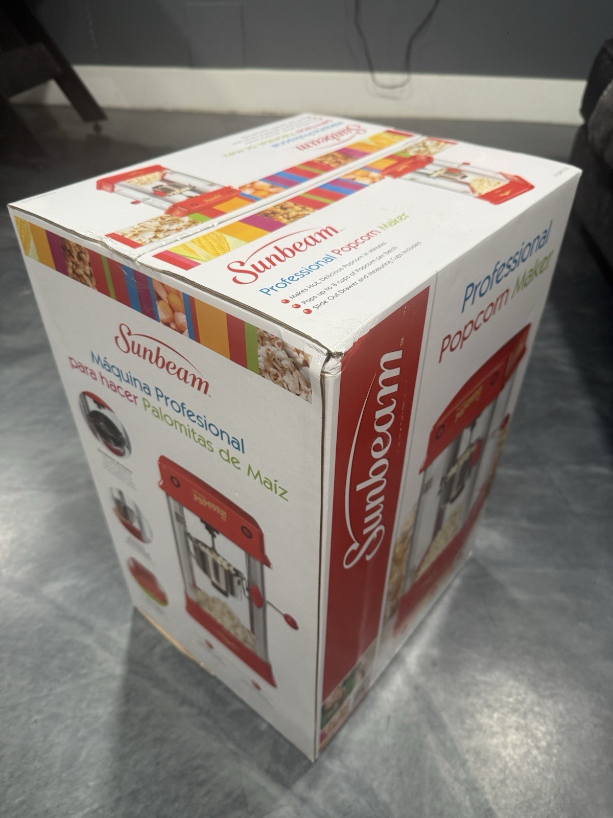 Sunbeam Kettle Popcorn Maker 8-Cup 300W Electric Oil Popper Red FPSBPP7310 gallery