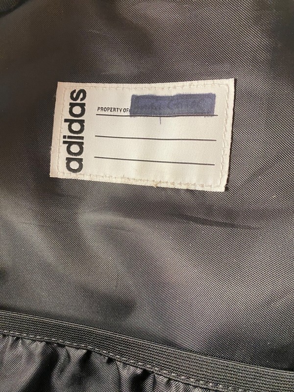 Bookbag Backpack Adidas Classic 3S Gray/Black One Size 5