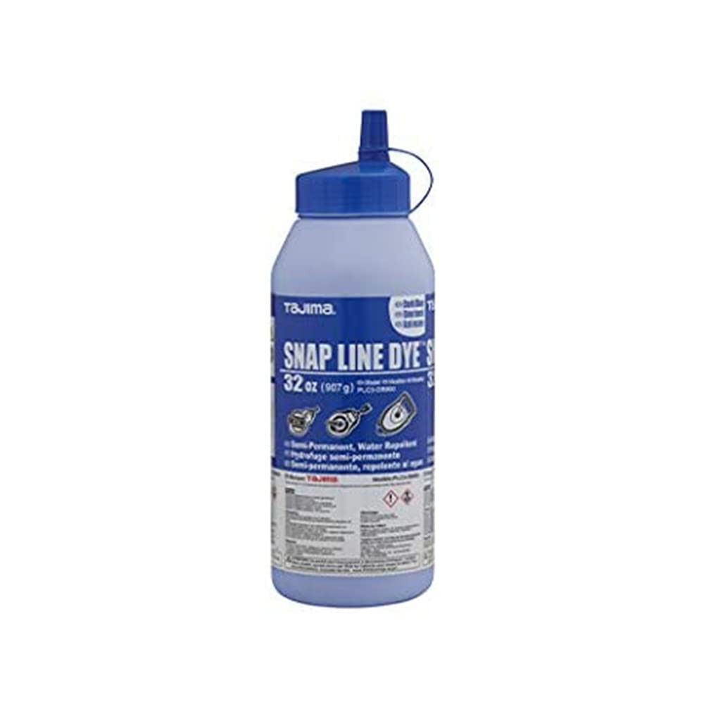 Tajima Marking Chalk - Dark Blue 32 oz (907g) Semi Permanent Snap-Line Dye with gallery
