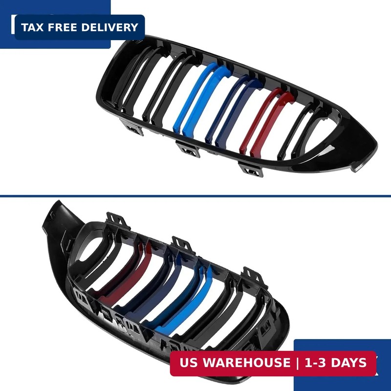 F32 Grille,Front Kidney Grille Grill Compatible for 4 Series F32 F33 F36 (2014-2 gallery