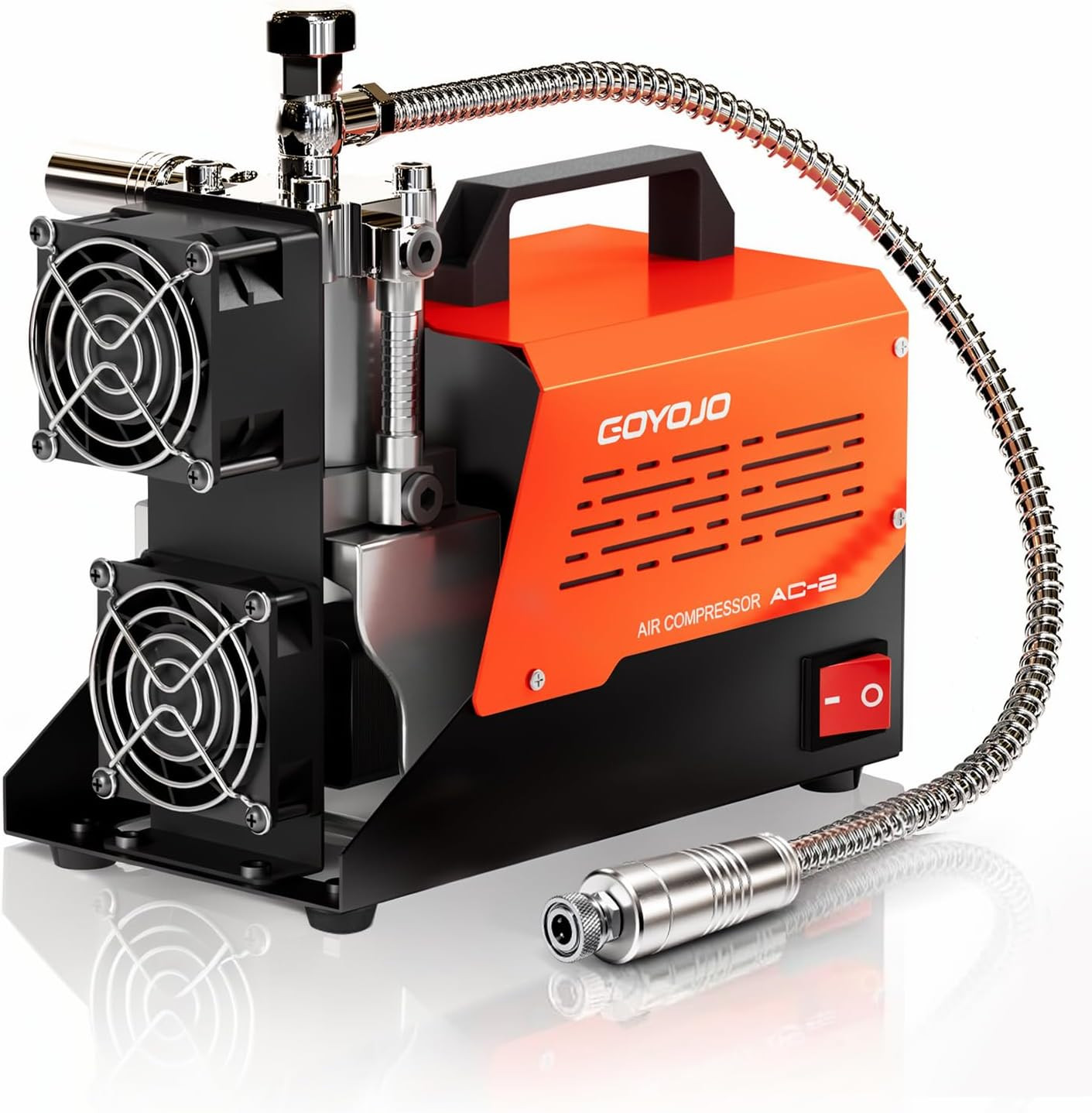 AC-2 PCP Air Compressor, 4500 PSI/30 Mpa Portable Oil-Free Air Pump, up to 45 Mi gallery