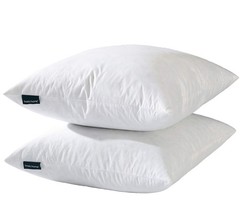18×18 Decorative Throw Pillow Inserts-Down Feather Pillow Inserts-Square-Cotton