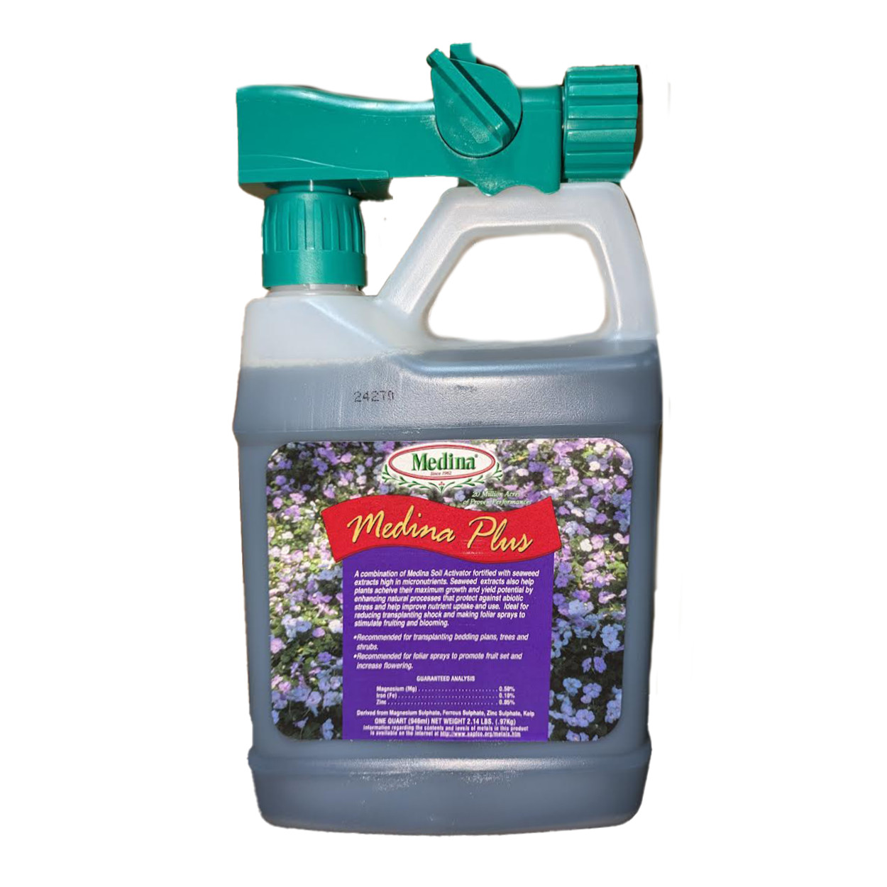 Medina Plus Liquid Fertilizer Stimulates Blooming Flowering Rooting 32 fl oz RTS gallery
