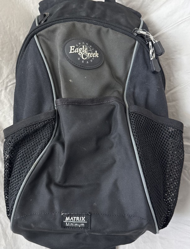 Eagle Creek Black Compact Backpack Day Pack Travel Packable