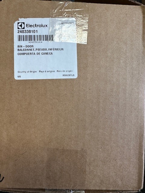 White ( Bottom ) Door Bin Compatible with Frigidaire Refrigerator 240338101 gallery