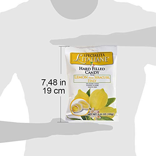 , Filled Candy w/Sicilian Lemon - Ripiene Limone di Siracusa IGP 100g bag (3 ... gallery