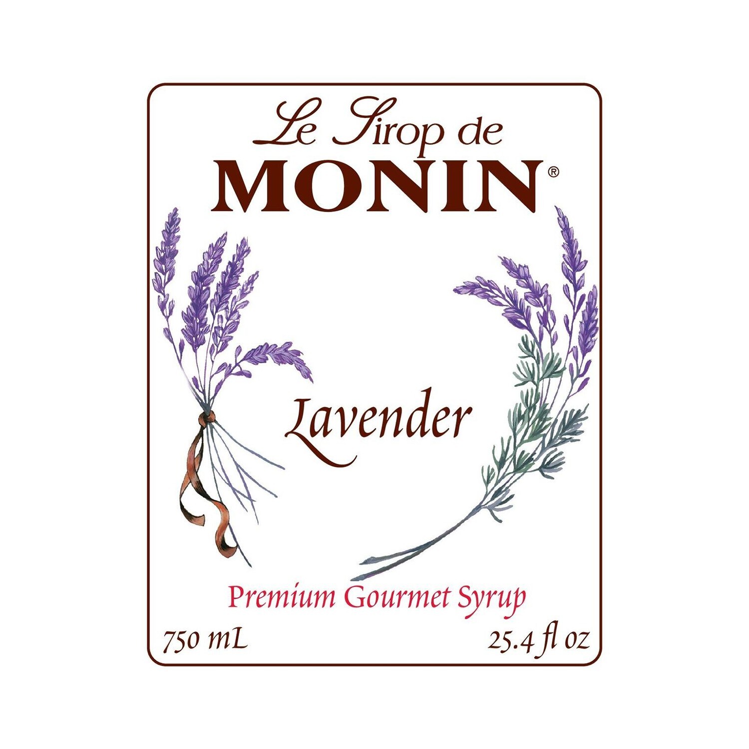 Monin Lavender Syrup (750mL), H-Lavender gallery