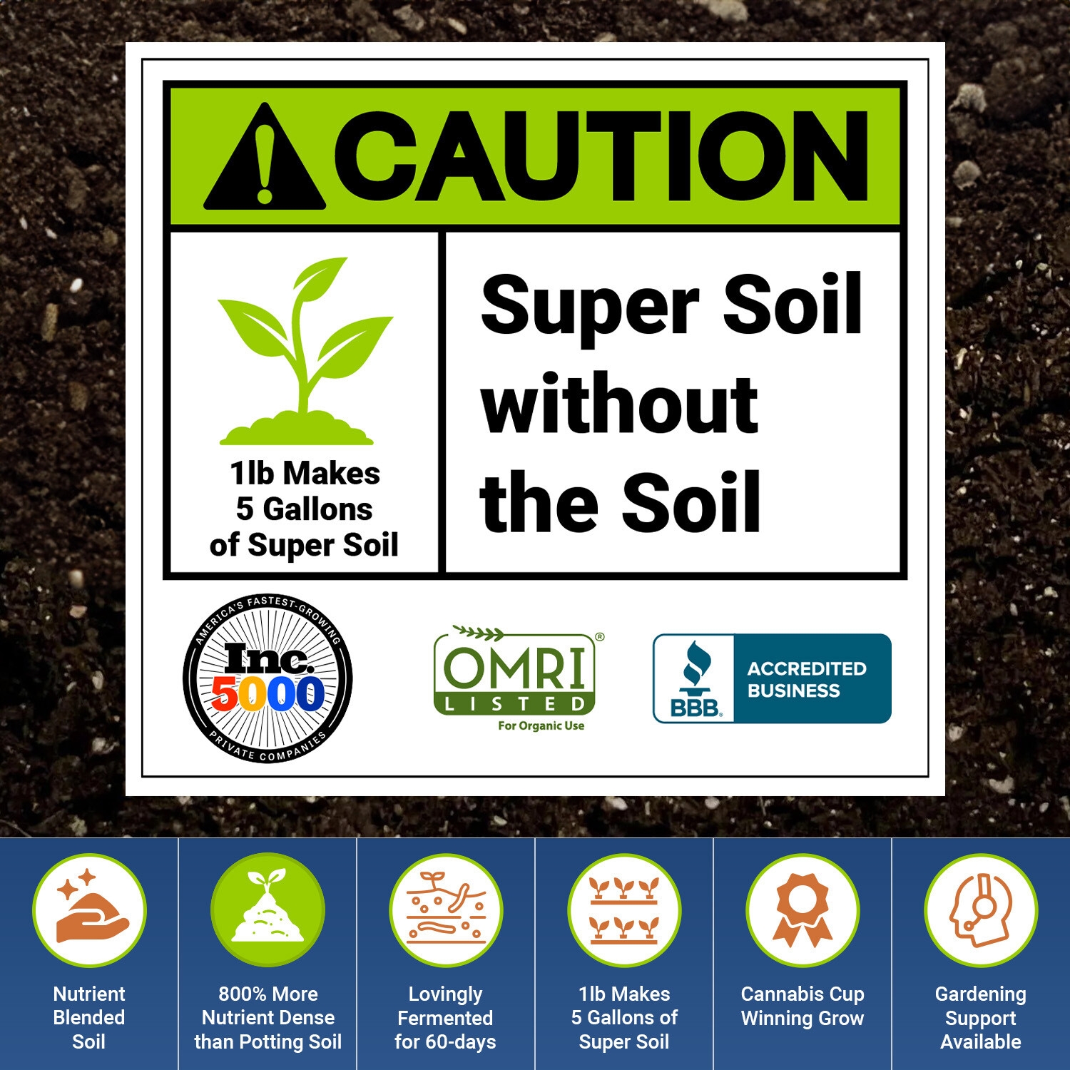 California Super Soil Premium Concentrate - All in one Soil Amendment gallery