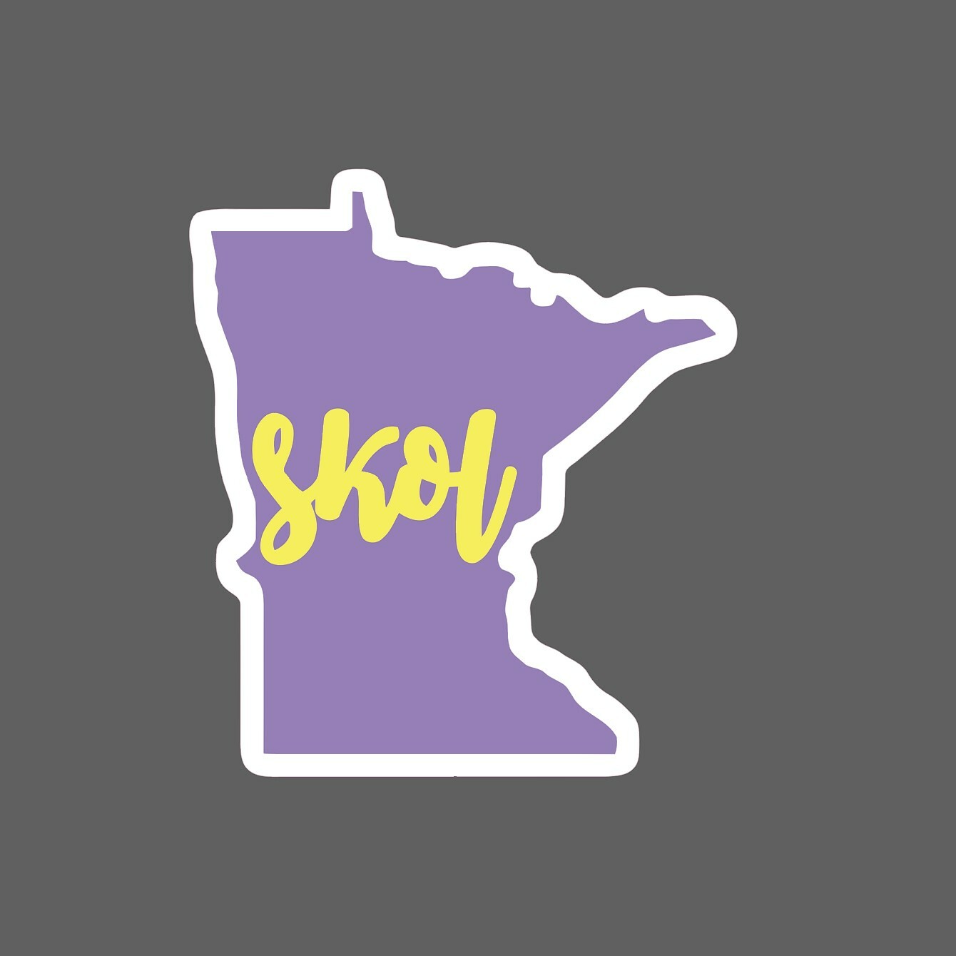 Skol Sticker Minnesota Purple Waterproof - Buy Any 4 For $1.75 Each Storewide! gallery