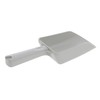 Grey PETG Plastic Replacement Scoop - 9 3/4"L x 3 1/4"W gallery