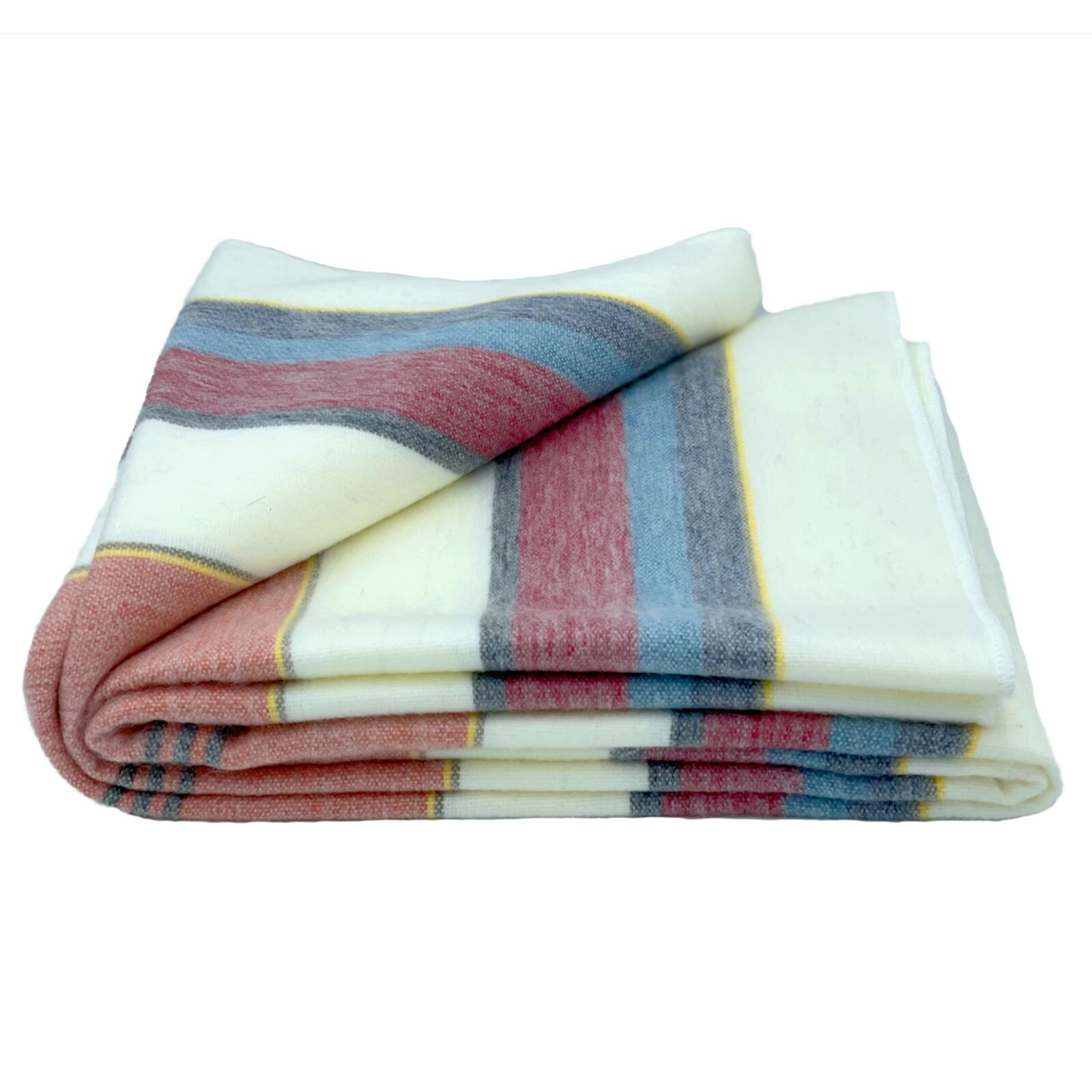 SOFT & WARM STRIPED ALPACA LLAMA WOOL BLANKET THROW 95"x63" QUEEN BED SOFA COUCH gallery