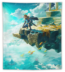 Video Game Zelda Link Poster – Polyester Wall Art Tapestry Gaming Fan 40” X 60”