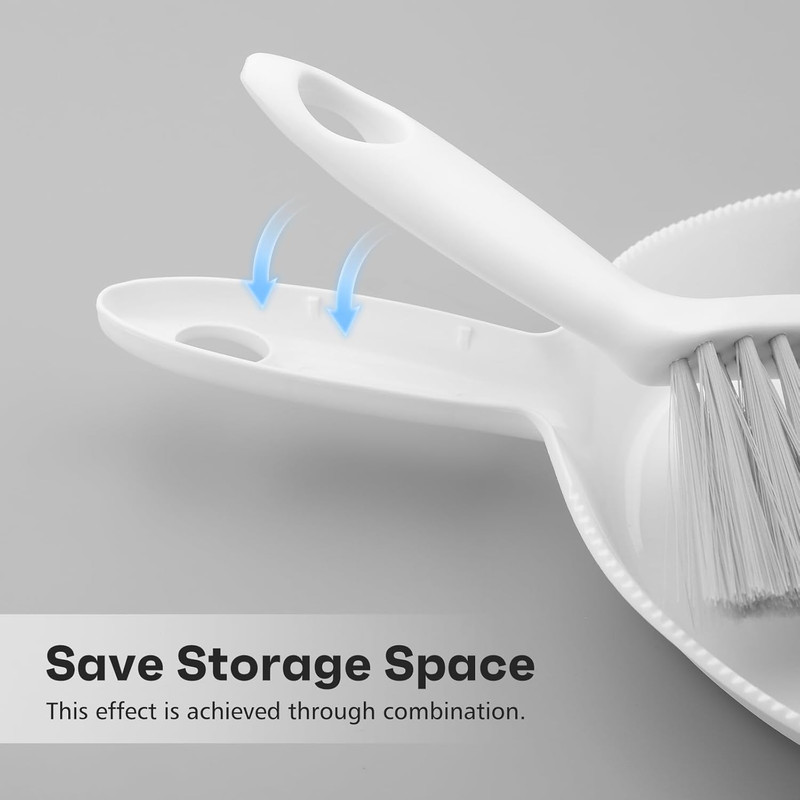 Handheld Dustpan and Broom Set – Mini Compact Brush Combo for Desktop, Sofa, Car gallery