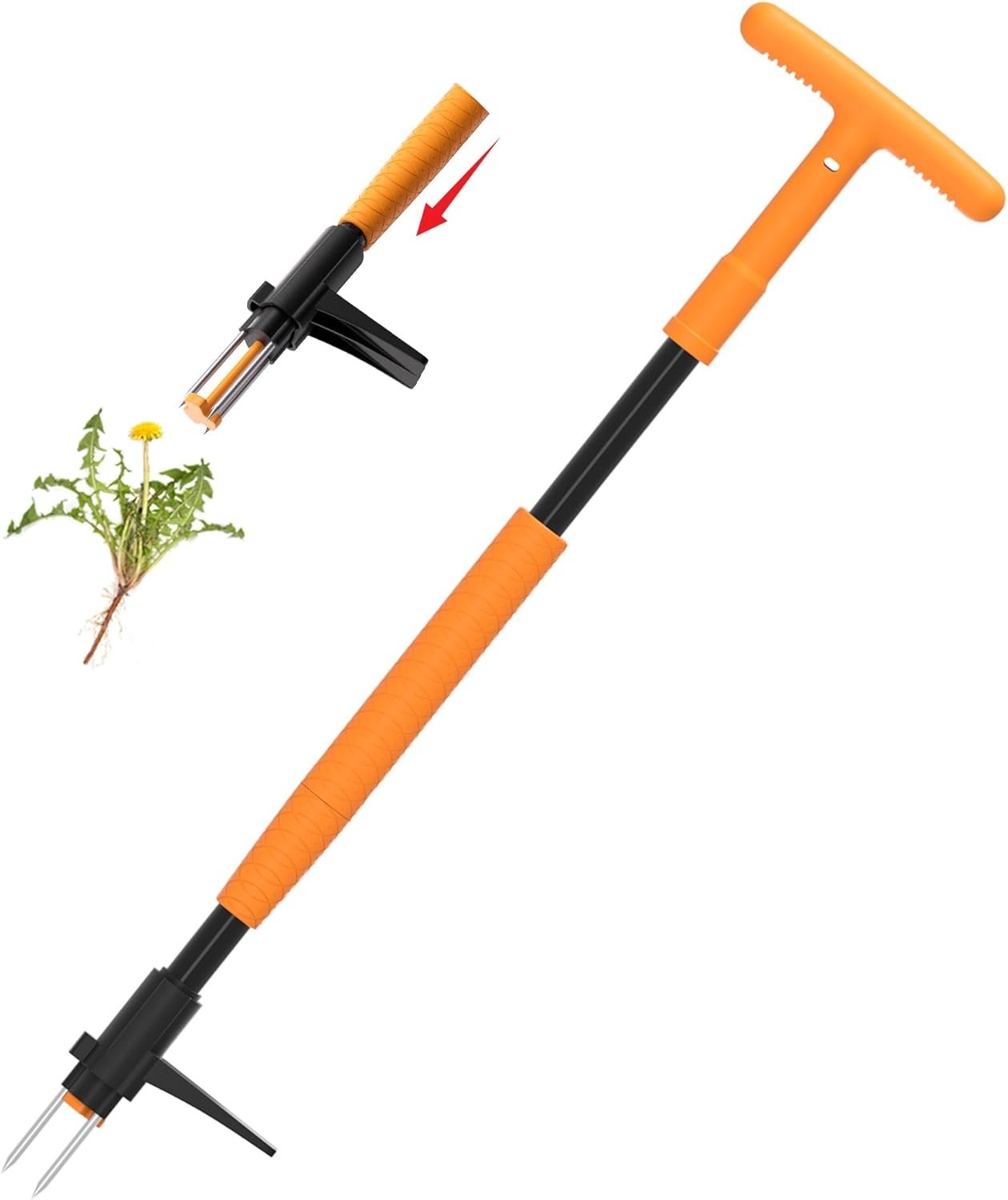 Weed Puller Tool, Fully Stand Up Weeding Tool With 3 Claws - Zero Bending and... gallery