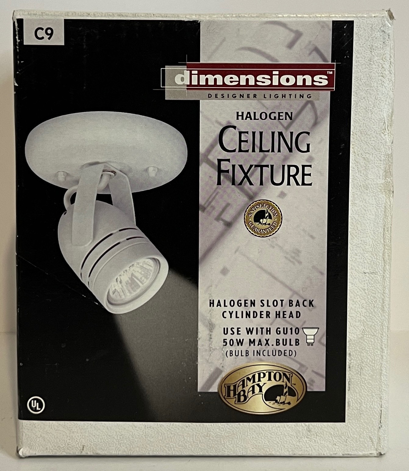 The Hampton Bay Halogen Ceiling Fixture C9 50 Watt Max | 583-670 NEW IN BOX! gallery