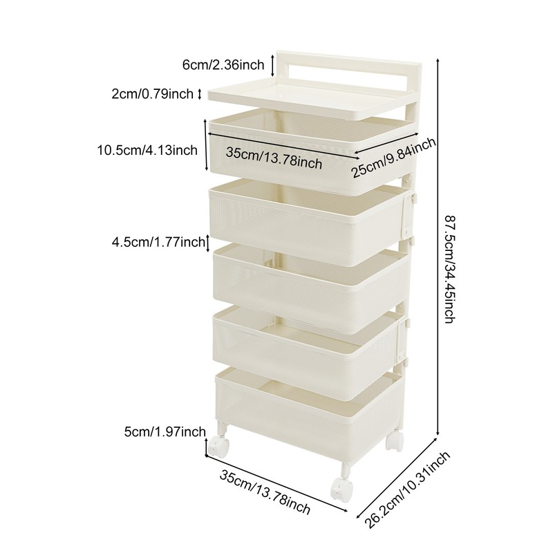 Rotating Storage Rack, Kitchen Organizer With Rotating Basket gallery