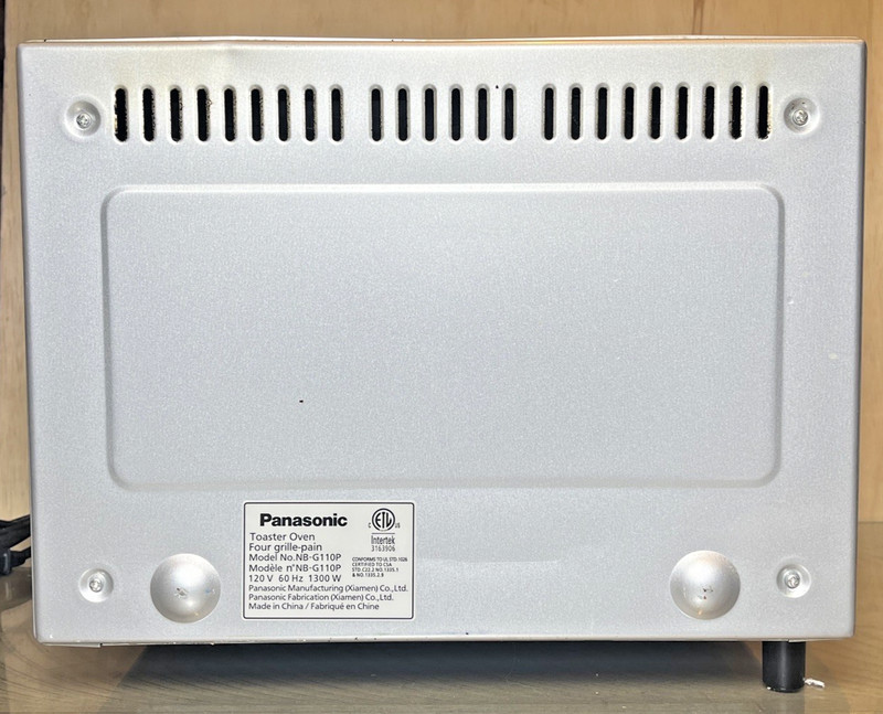 Panasonic NB-G110P Flash Xpress Compact Toaster Oven Double Infrared Heatin READ gallery